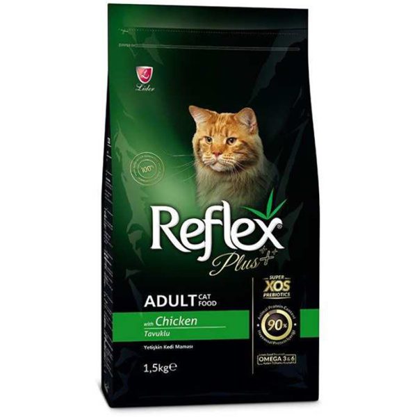 غذای خشک گربه بالغ با طعم مرغ رفلکس پلاس Reflex Plus Adult Chicken وزن 1.5 کیلوگرم - تصویر 4