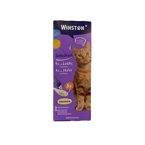 بستنی گربه وینستون با طعم مرغ و ماهی Winstone Chicken & Fish مقدار 1 عددی - تصویر 4