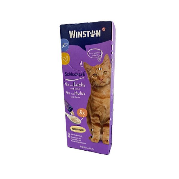 بستنی گربه وینستون با طعم مرغ و ماهی Winstone Chicken & Fish مقدار 1 عددی - تصویر 3