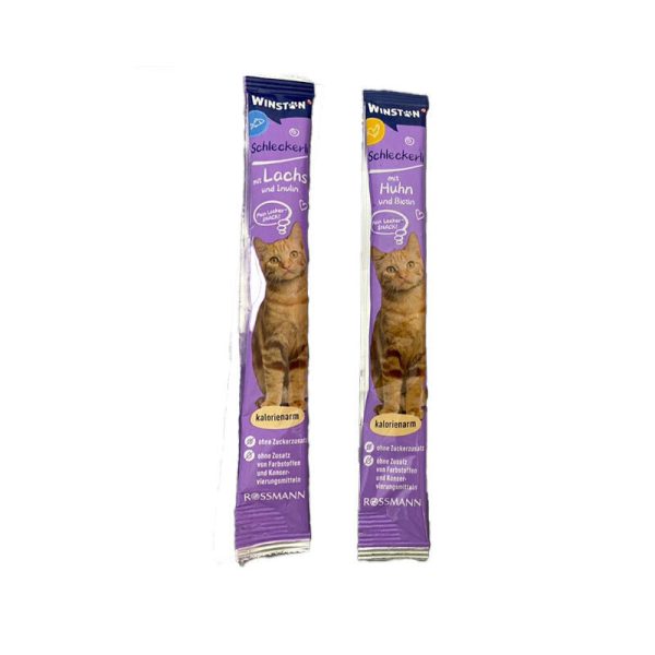 بستنی گربه وینستون با طعم مرغ و ماهی Winstone Chicken & Fish مقدار 1 عددی - تصویر 2
