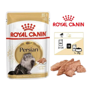 پوچ گربه بالغ پرشین (Persian) بصورت پاته موس رویال کنین ۸۵ گرم